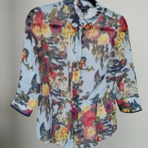 Ted Baker Size 1 Blouse Shirt